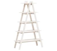 Étagère 5 niveaux en forme de A 110x40x180,5 cm bois pin massif