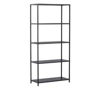 Étagère 5 Niveaux en Métal "Montevideo" 150cm Noir