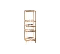 Etagère 5 niveaux salle bain Varia naturel bambou