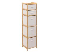 5five Étagère Tidy Box – 5 paniers en bambou marron