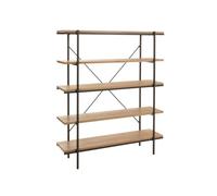 Etagère 5 planches naturel - Bois clair - 140 cm X 38 cm X 166 cm - CaliCosy Bois Clair