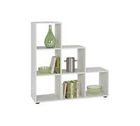 Étagère 6 Cases Design "Gaman" 108cm Blanc