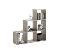 Étagère 6 Cases Design "Gaman" 108cm Chêne Sable