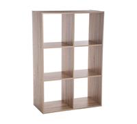Etagère 6 Cases Mix - P. 32 cm x H. 100,5 cm - Beige