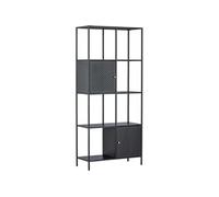 Étagère 4 Niveaux en Métal "Porto Seguro" 180cm Noir