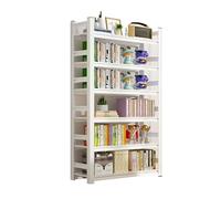 Étagère 6 Niveaux en Acier - Bibliothèque Modulable Profondeur 30/35/40cm for Bureau/Salon - Montage Facile Étagère Debout(6-Tier H198cm,W60-D40cm)