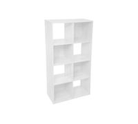Etagère 8 cases Mix blanc