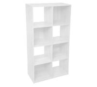 Étagère 8 Cases ""Mix N'Modul"" 134cm Blanc