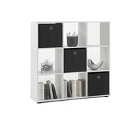 Étagère 9 Cases Design "Gaman" 108cm Blanc