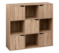 5five Étagère bois Mix n modul 9 cases 5 portes Naturel