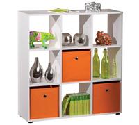 Étagère 9 Compartiments "Kase" 109cm Blanc