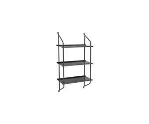 Étagère 90 cm en fer noir Sindre