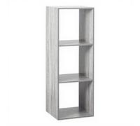 Étagère à 3 Compartiments Gris Mix