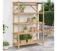 vidaXL Étagère de rangement à 5 niveaux 100x40x150 cm bambou Marron