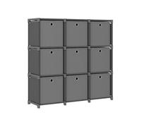 Etagère d'Affichage 5 Cubes Tissu Bibliothèque Rangement Organisateur vidaXL