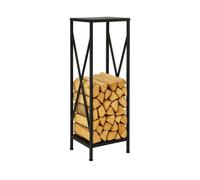 Étagère à bois de cheminée étagère à bois de chauffage 34 x 34 x 111 cm étagè...