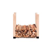 Étagère à bois de chauffage, Aide à l'empilage de bois de chauffage, 90 x 100 x 30 cm