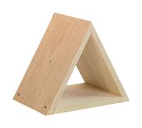 Etagère à bouteilles Prisma, étagère murale en bois massif, les triangles de l'étagère à bouteilles peuvent être reliés entre eux.