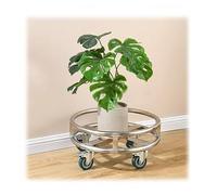 Étagère à casseroles robuste en acier inoxydable avec roulettes - Solution de rangement polyvalente pour les ustensiles de cuisine à induction, les jardinières de jardin et les restaurants