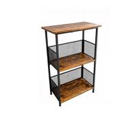étagère à CD Support de rangement for CD américain rétro LP Display | Armoire à plateau tournant étroit sur pied