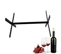 Étagère à champagne horizontale - Présentoir de support triangulaire pour bouteilles simples, casier à vin sur comptoir | Présentoir de table élégant pour les amateurs de vin, bar à domicile