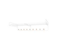 Maze Étagère à chapeaux Bill Hat Rack L Blanc