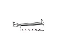Maze Étagère à chapeaux Bill Hat Rack Marron foncé-noir