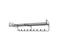 Maze Étagère à chapeaux Bill Hat Rack L Noir