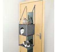 Étagère à chat suspendue à la porte, arbre vertical pliable pour chats d'intérieur, assemblage sans outils, s'adapte à la plupart des portes