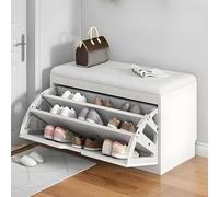 Etagere A Chaussures 1-3 Niveaux Meuble A Chaussure Banc Meuble Chaussure Entree Avec Assise Range Chaussures Bois Etagere Chaussure 17cm 24cm 30cm Profondeur Placard Chaussures Fermé Peut Contenir 2-