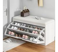 Etagere A Chaussures 1-3 Niveaux Meuble A Chaussure Banc Meuble Chaussure Entree Avec Assise Range Chaussures Bois Etagere Chaussure 17cm 24cm 30cm Profondeur Placard Chaussures Fermé Peut Contenir 2-