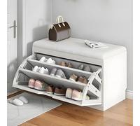 Etagere A Chaussures 1-3 Niveaux Meuble A Chaussure Banc Meuble Chaussure Entree Avec Assise Range Chaussures Bois Etagere Chaussure 17cm 24cm 30cm Profondeur Placard Chaussures Fermé Peut Contenir 2-