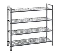 Étagère à Chaussures 4 Niveaux "Arthur" 73cm Anthracite