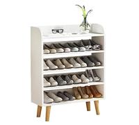 Étagère à chaussures à 5 niveaux multi-couches pour entrée, couloir et maison - Design simple - Économie d'espace - Meuble à chaussures élégant pour n'importe quelle pièce