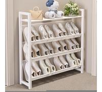 Étagère à chaussures à plusieurs niveaux - Solution de rangement à chaussures fine et peu encombrante, armoire en maille de précision pour chaussures design incliné pour un accès facile, parfait pour