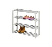 IDIMEX Etagère à Chaussures Arina 4 tablettes Blanc