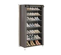 Etagere A Chaussures Armoire simple for dortoir à plusieurs étages, meuble à chaussures simple for la maison, gain de place et économie, nouvelle armoire à chaussures anti-poussière for la maison(Silv