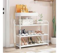 Étagère à chaussures autoportante de grande capacité pour entrée, chambre, salon, balcon - Design simple et élégant, solution de rangement peu encombrante
