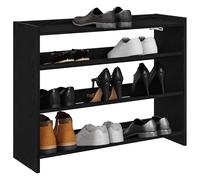 Étagère à chaussures chêne artisanal bois d'ingénierie vidaXL