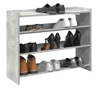 Étagère à chaussures chêne artisanal bois d'ingénierie vidaXL