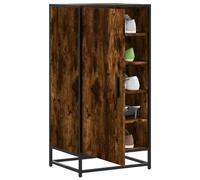 Étagère à chaussures chêne fumé 48x38x97,5 cm bois d'ingénierie vidaXL