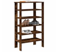 Étagère à chaussures chêne marron 61x32x105 cm bois ingénierie vidaXL