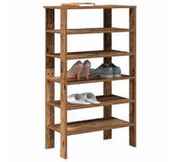 Étagère à chaussures chêne marron 61x32x105 cm bois ingénierie vidaXL
