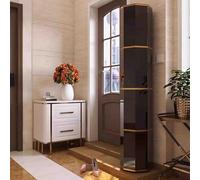 Étagère à chaussures cylindrique rotative à 360 degrés, nizer à chaussures d'angle en métal, tour à chaussures ronde verticale, design peu encombrant, 43 x 45 cm, parfait pour la maison et le bureau