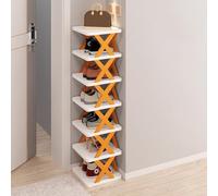 Étagère à chaussures empilable et pliable multi-couches, installation facile sans outil, parfaite pour les entrées et les espaces étroits
