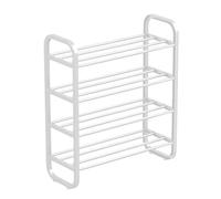 Étagère à chaussures empilable | Étagère à chaussures empilable à 4 couches, grande tour pour entrée, garage, couloir