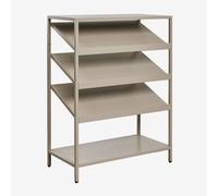 Étagère À Chaussures En Acier Janine Moka Brown