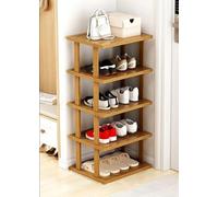Étagère à chaussures en bambou, armoire à chaussures pour espace étroit, étagères à chaussures verticales, rangement de chaussures, organisateur de chaussures empilable pour couloir, chambre à coucher
