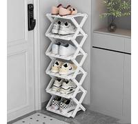 Étagère à chaussures en bambou - Organiseur à chaussures à 3 niveaux pour entrée, couloir et placard - Design peu encombrant pour les petits espaces - Solution de rangement élégante et durable