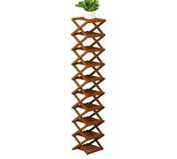 Étagère À Chaussures En Bois - Organisateur Pliable En Bambou À Plusieurs Niveaux | Rangement Pour Chaussures Sans Outils | Pour Entrée, Chambre, Placard, Couloir, Garage, Vestiaire, Salle De Bain, Sa